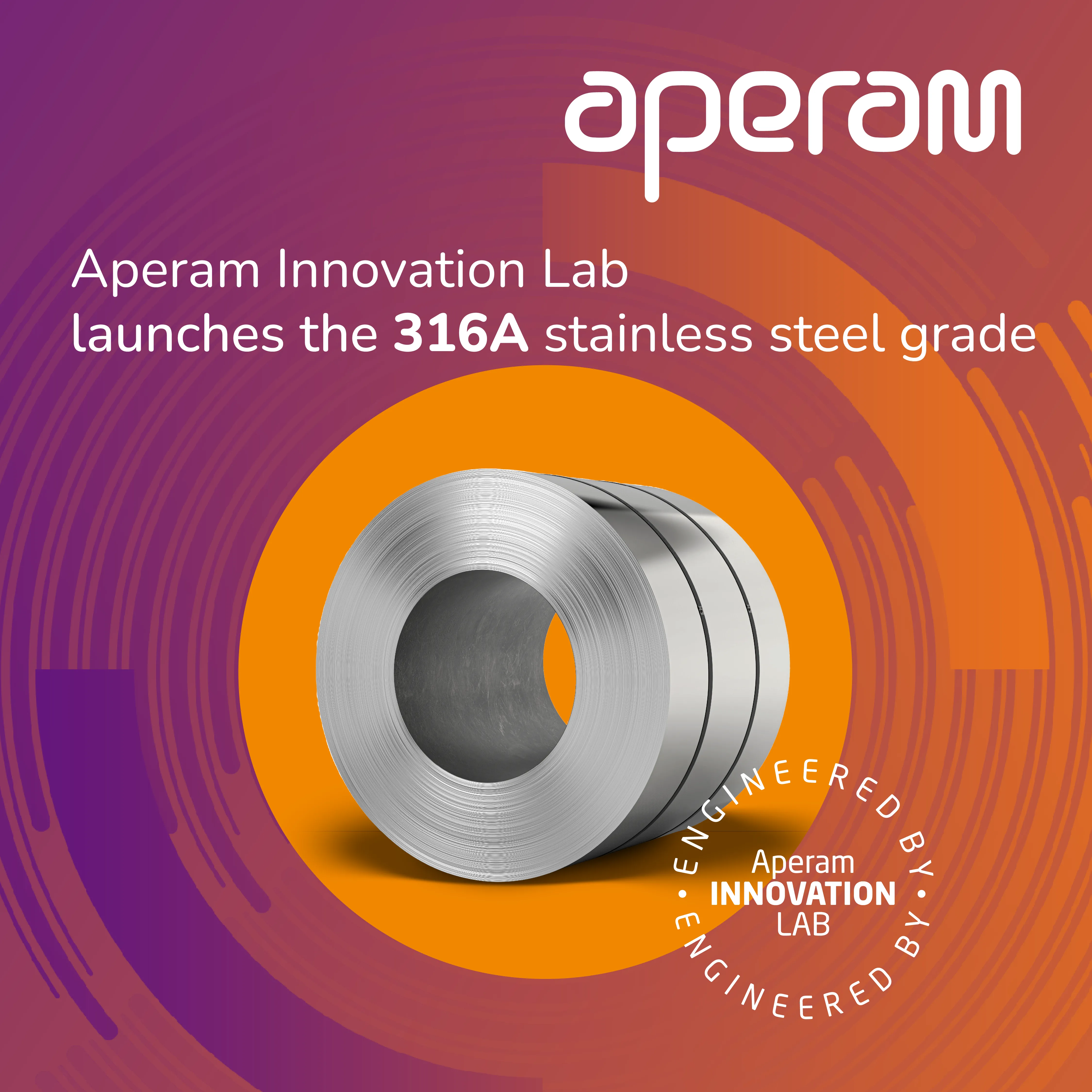 Aperam Innovation Lab introduces Grade 316A: the alternative to 316L combining performance and cost efficiency