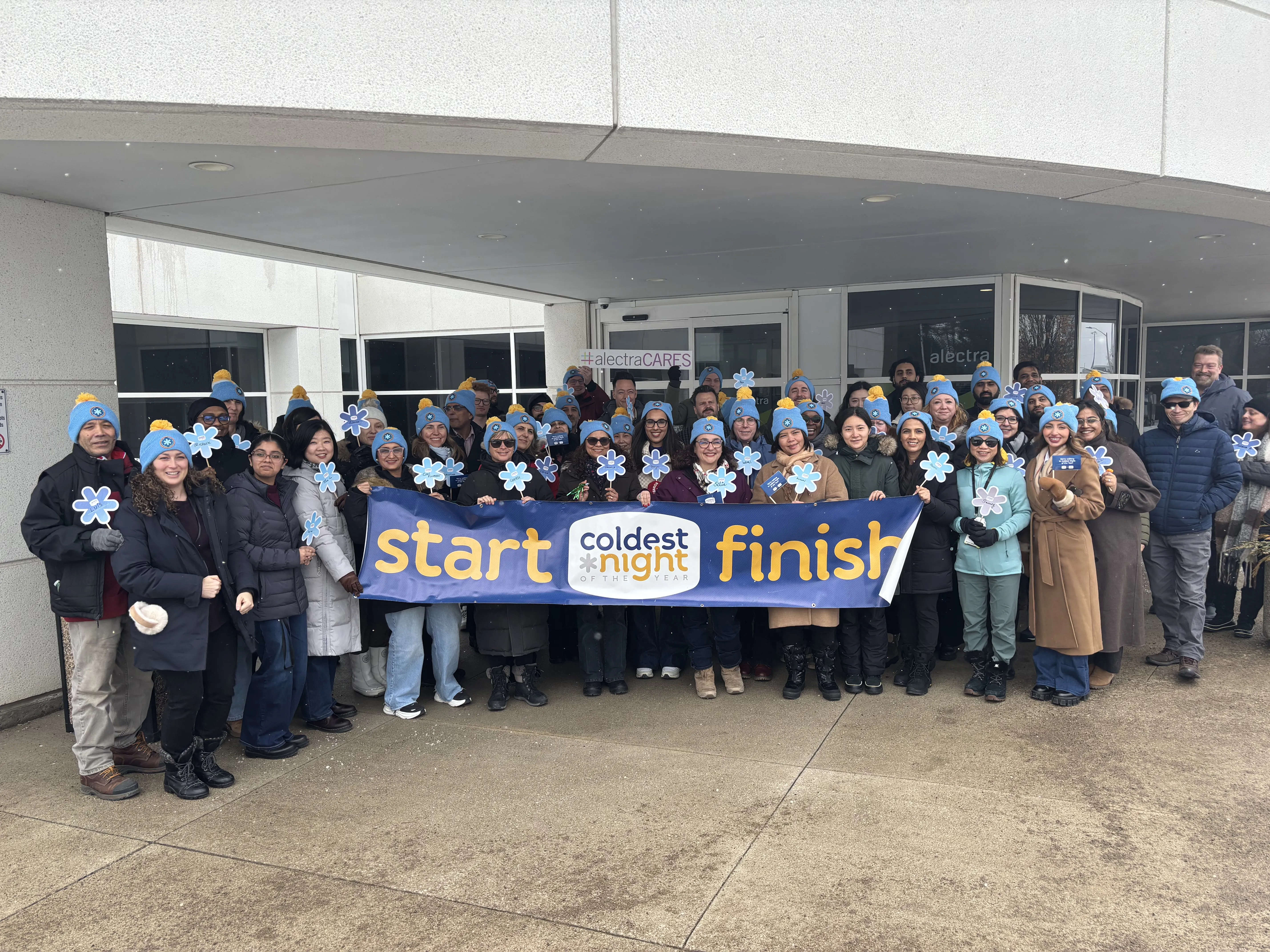 Alectra employees step up for Coldest Night of the Year, raising $15,000 to support local communities