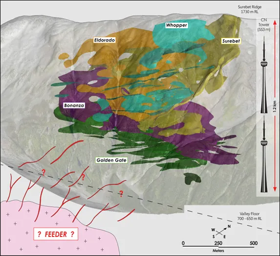 Goliath Reports Numerous High-Grade Intercepts Up To 10.83 g/t AuEq Over 22.82 Meters, Grade Values Increased By 13.2% In 54 Gold Equivalent Drill Results, Assays Pending On A Further 56 AuEq Holes Drilled In 2025, Surebet Discovery, Golden Triangle, B.C.
